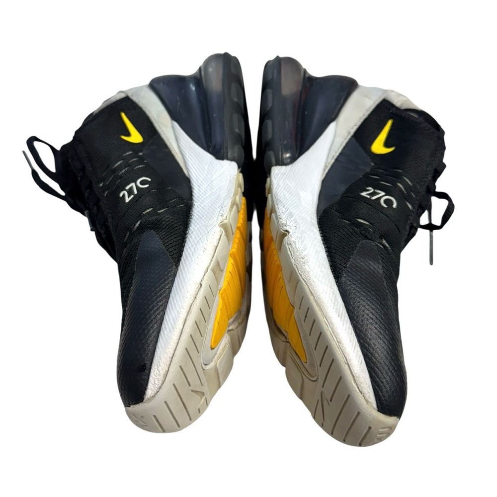Nike Black and Yellow Air Max 270 Sneakers Size 4.5Y - Picture 4 of 5